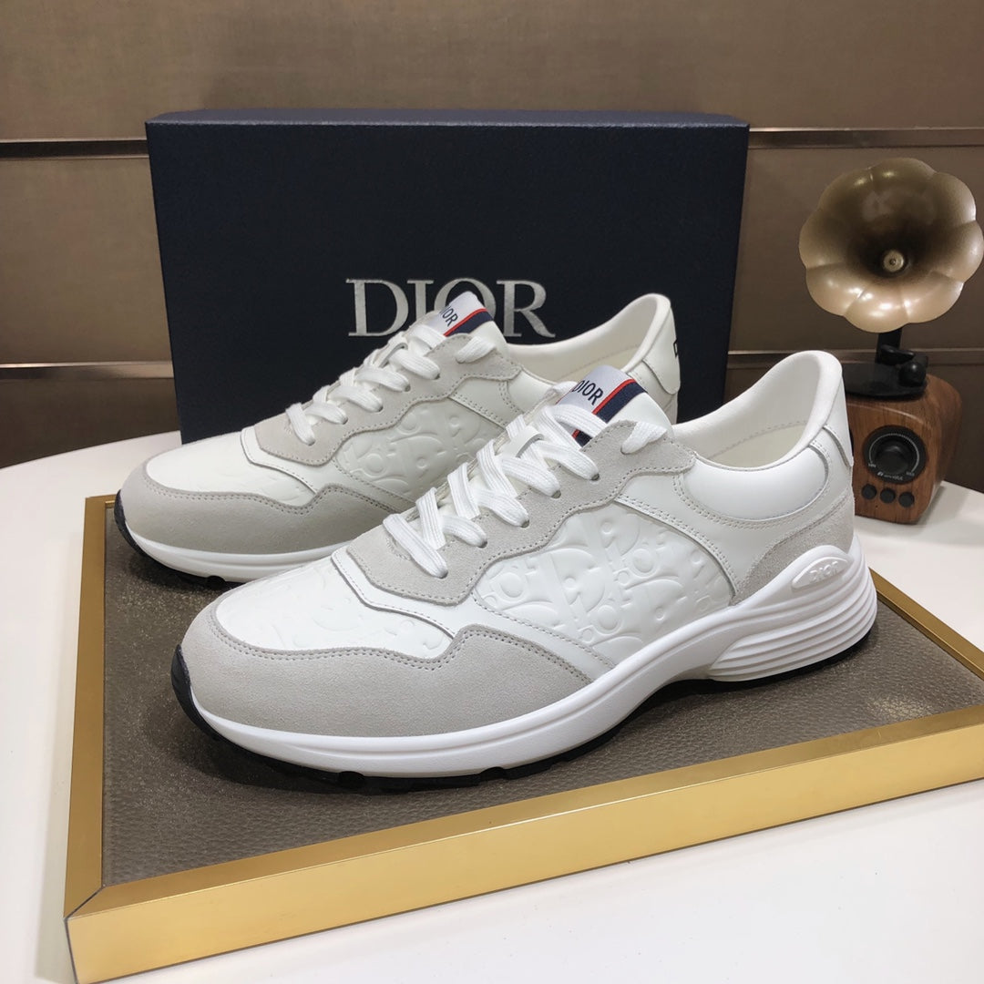 DIOR 2022 Men Fashion Boots fashionable Casual leather Breathable Sneakers Running Shoes supermaket 