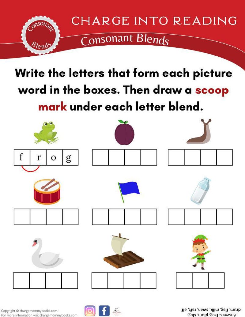 Consonant Blends Scooping