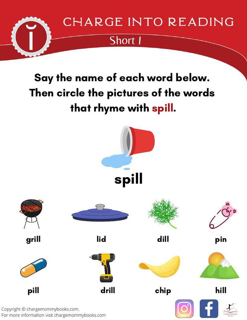 An image of a short i words activity