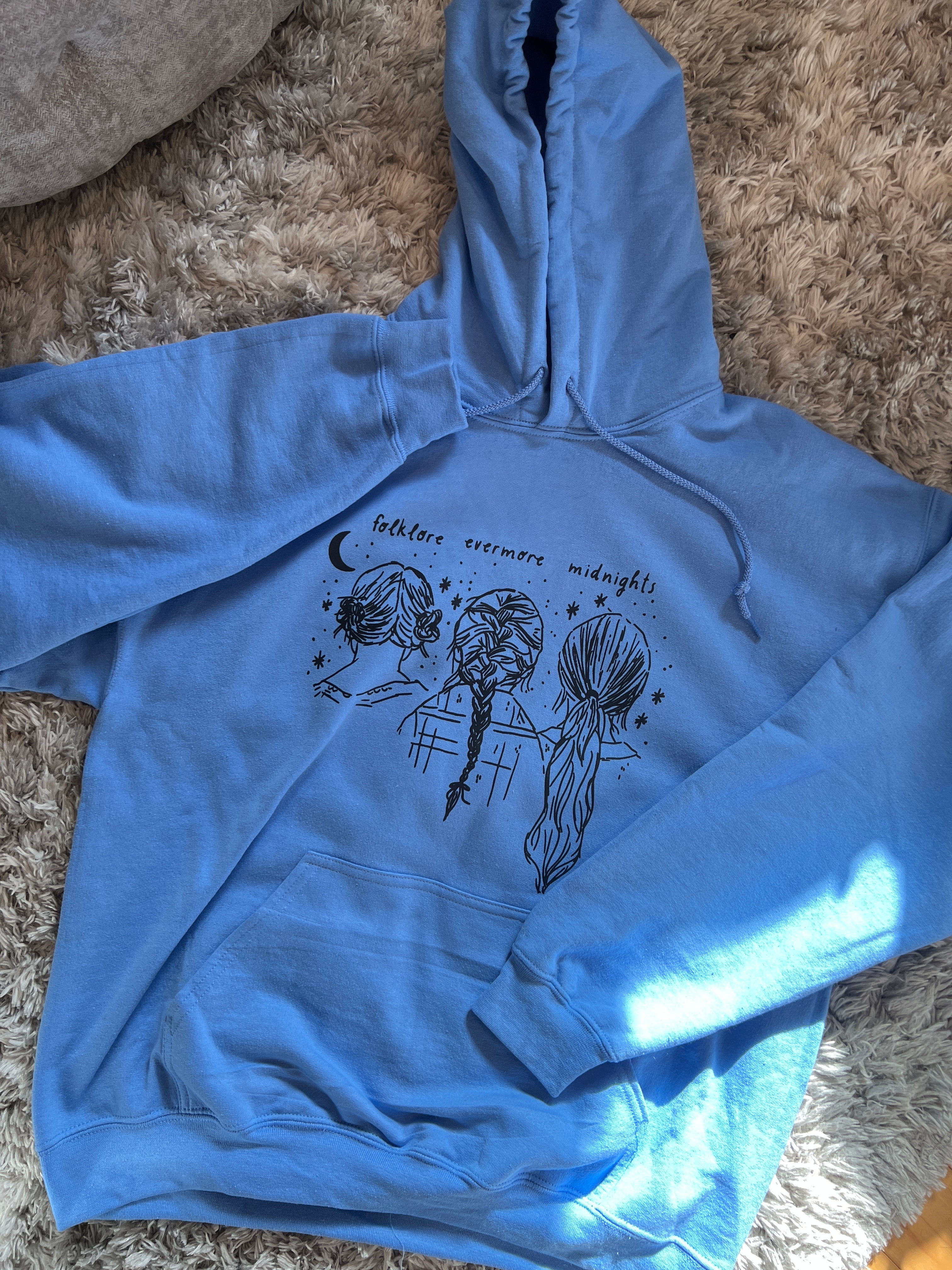 lonely knights hoodie blue