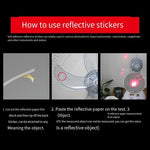6 Pieces Laser Tachometer Digital Non Contact Reflective Paper Sticker Label 10 Pieces