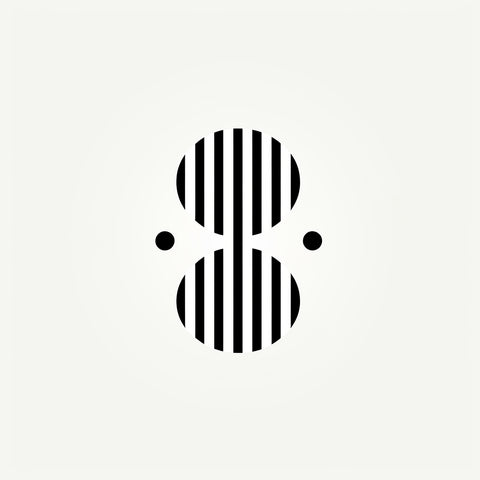 Minimalist Lines abstract logo using Midjourney - Rulluma Emporium