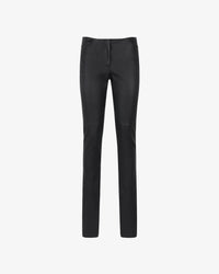 Leather Multi Zip Skinny Trousers