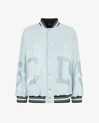 Sequins Varsity Logo Bomber