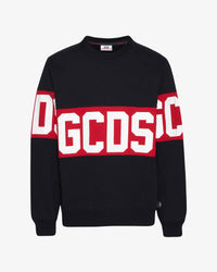 Gcds logo band regular crewneck