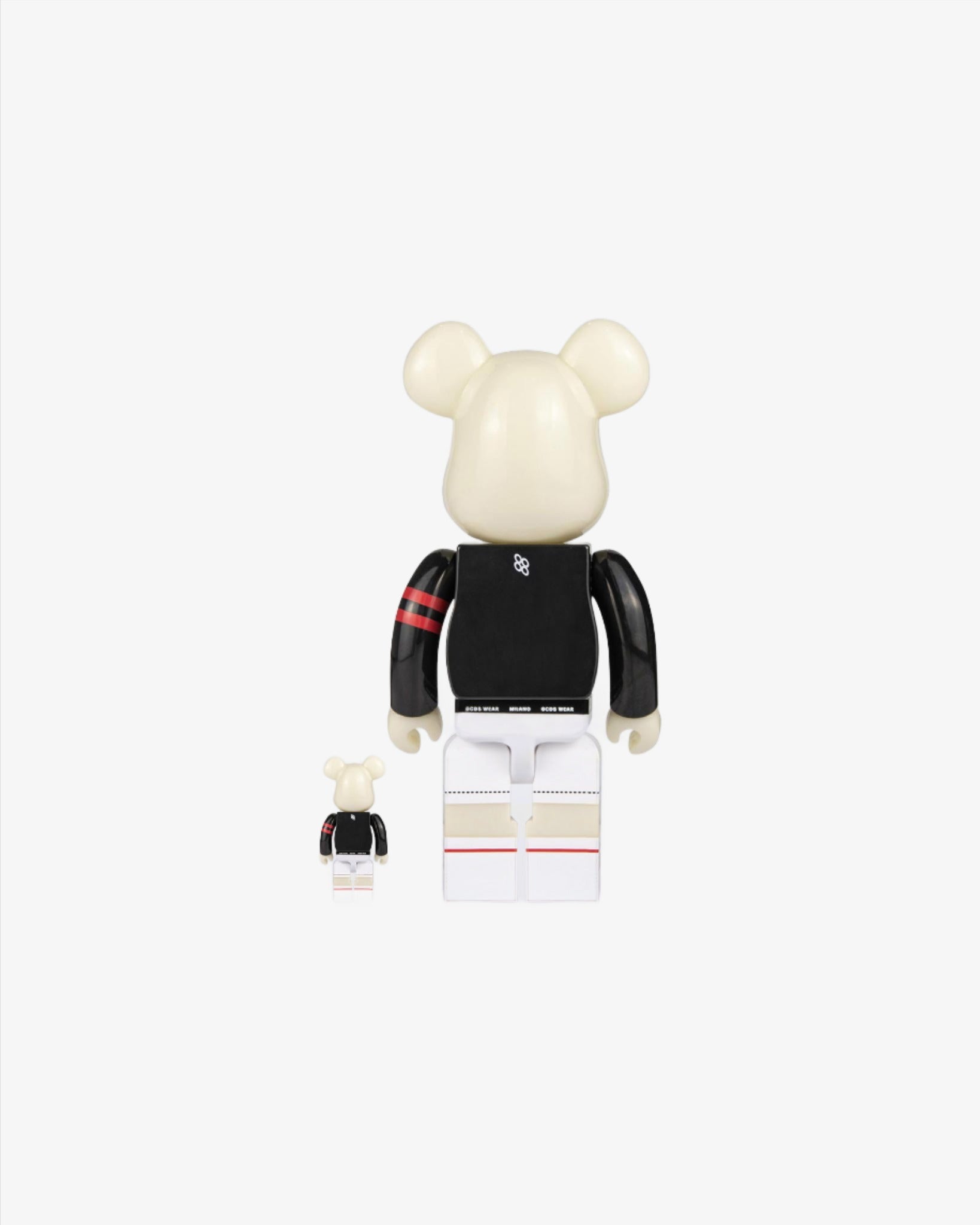 Medicom Toy Bearbrick 100% & 400% Set GCDS - Black | GCDS