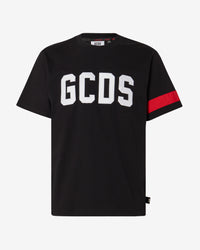 Gcds Logo Regular T-Shirt | Men T-shirts Black | GCDS