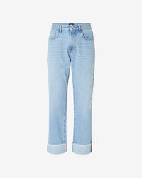 Gcds Relaxed Laser Denim Trousers | Men Trousers Light Blue | GCDS®