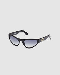GD0024 CAT-EYE SUNGLASSES: Unisex Sunglasses Black | GCDS
