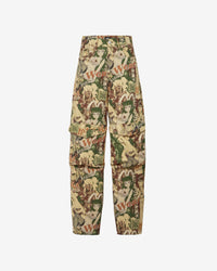 Gcds Hentai Cargo Trousers | Women Trousers Military Green | GCDS Spring/Summer 2023