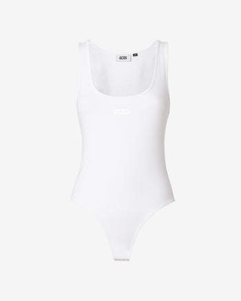 Jersey Bodysuit | Women Bodysuits White | GCDS Spring/Summer 2023