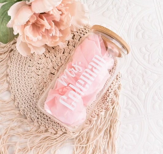 Personalized Iced Coffee Glass – poshpartyla