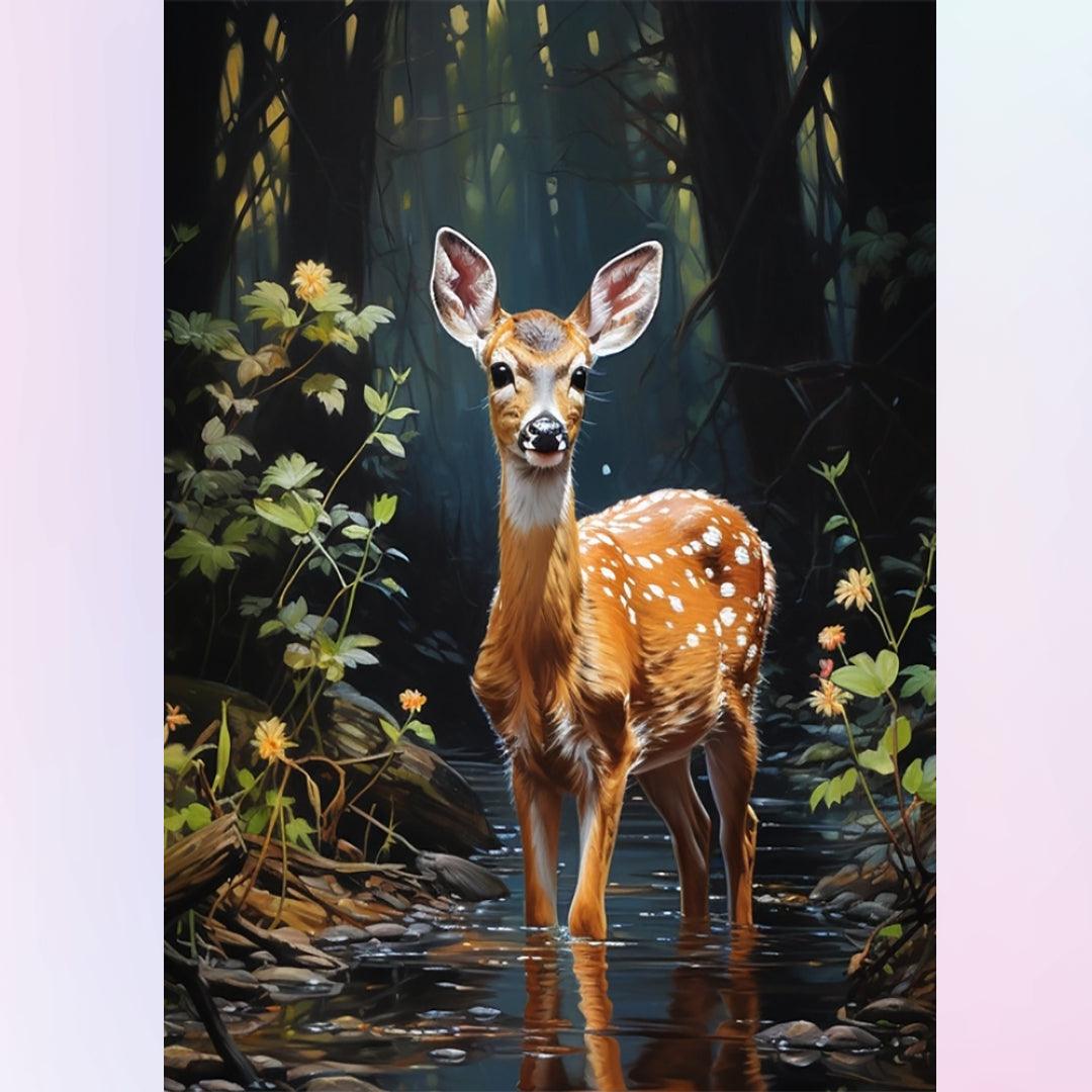 Deer in the Deep Forest Diamond Painting Kits 20% Off Today – DIY Diamond  Paintings