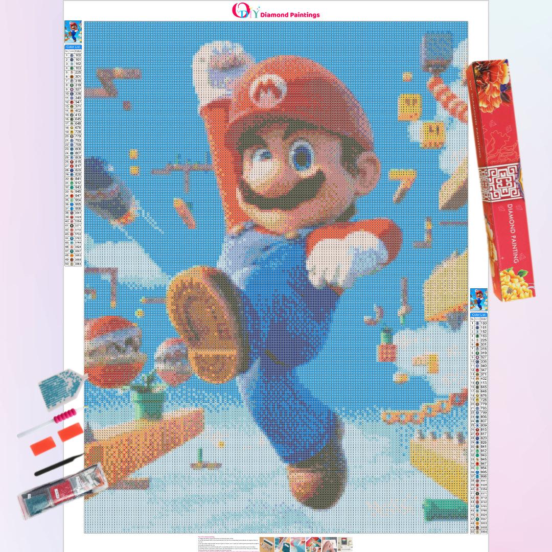 Mario - Full Round - Diamond Painting (30*40cm)-855677.01