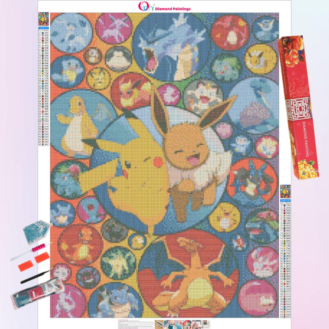 Pokemon Summer Vacation Diamond Painting Kits 20% Off Today – DIY