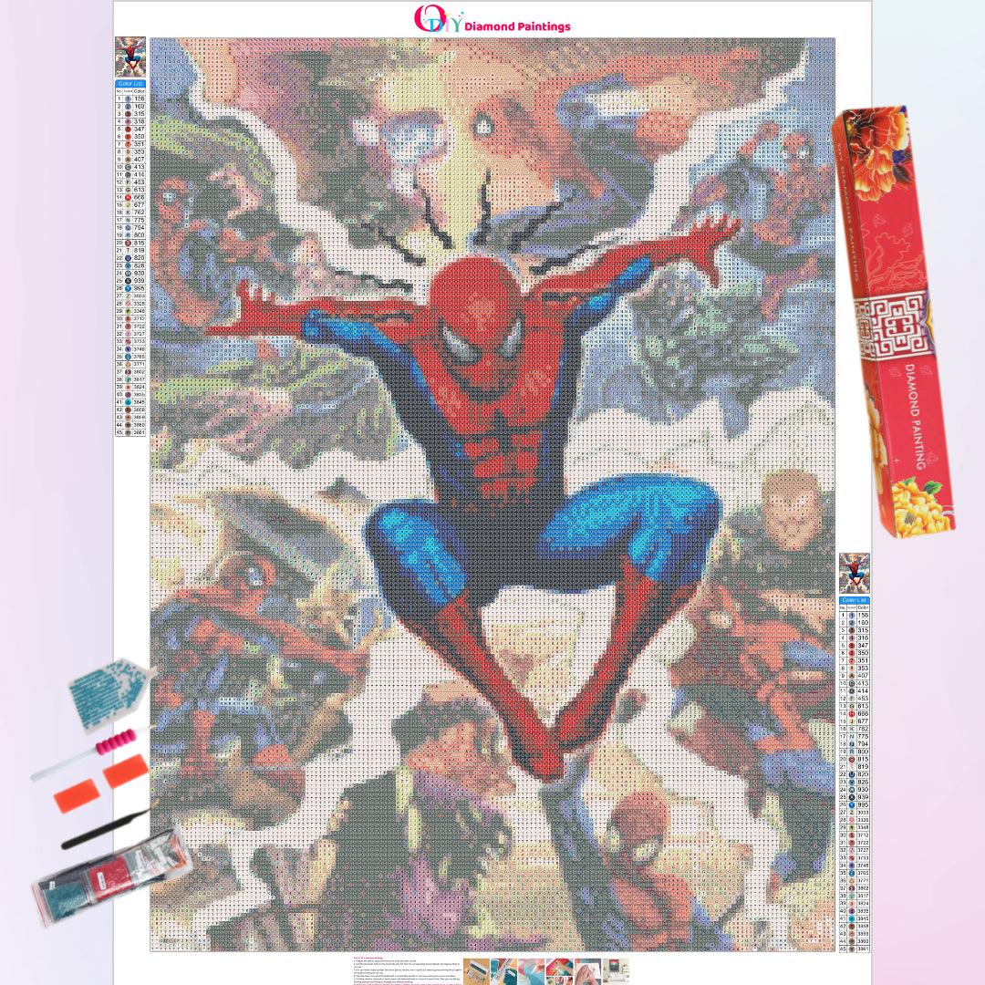 Spider-Man Team Diamond Painting Kits 20% Off Today – DIY Diamond