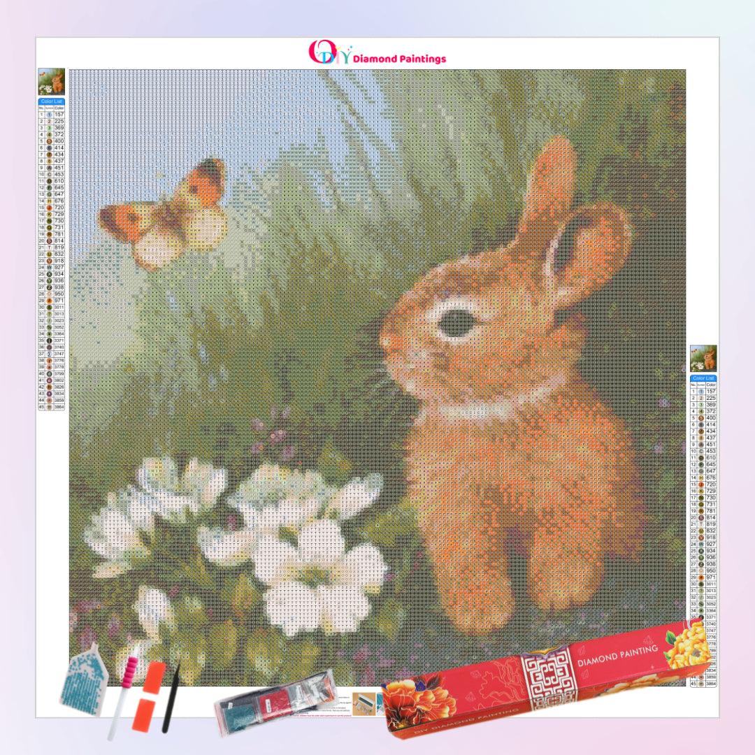 Rabbit with A Basket Easter Eggs Diamond Painting Kits 20% Off Today – DIY Diamond  Paintings