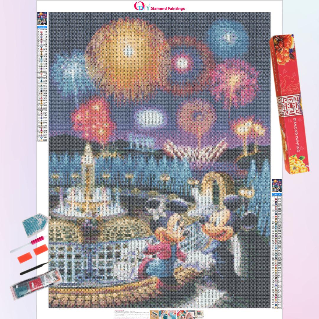 Mickey And Minnie Colors Diamond Painting Kit - DIY – Diamond