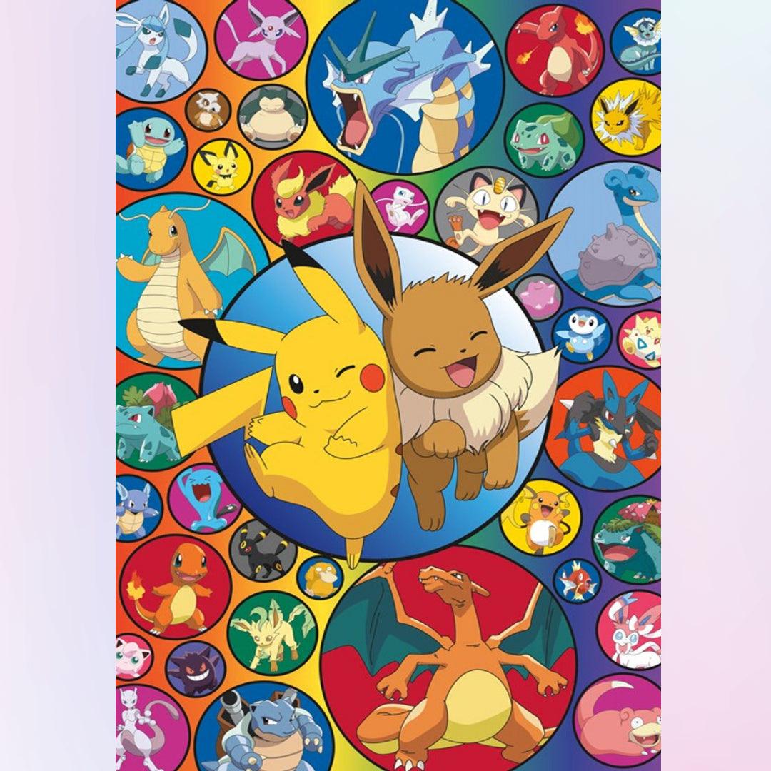 Pokemon Friends Diamond Painting – Color-Full Creations