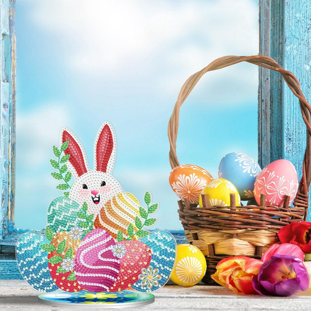 Rabbit with A Basket Easter Eggs Diamond Painting Kits 20% Off Today – DIY Diamond  Paintings