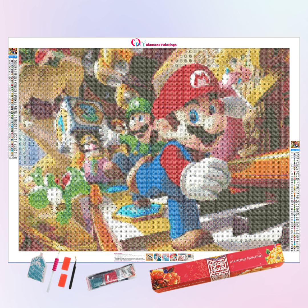 Super Mario Diamond Art 20x30cm – TakeOut Munch LTD