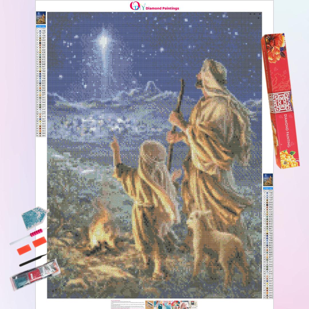 The North Star Shines on the Birth of Jesus Diamond Painting Kits 20% Off  Today – DIY Diamond Paintings