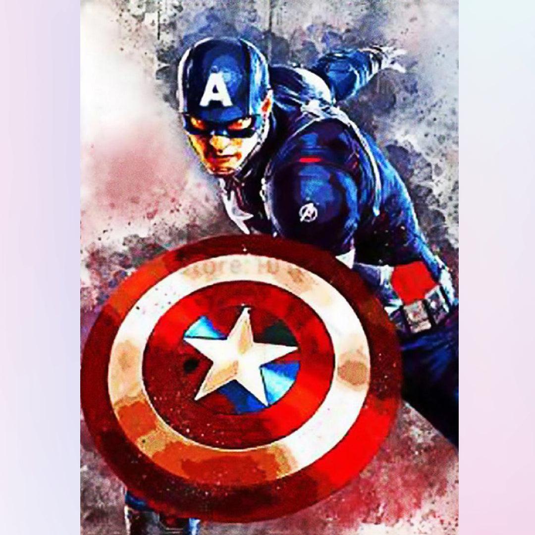 Marvel Captain America in Restroom Diamond Painting Kits 20% Off Today –  DIY Diamond Paintings