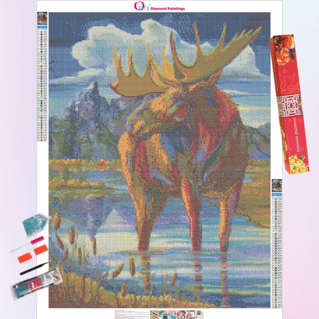 American Flag & Deer Diamond Art – Paint by Diamonds