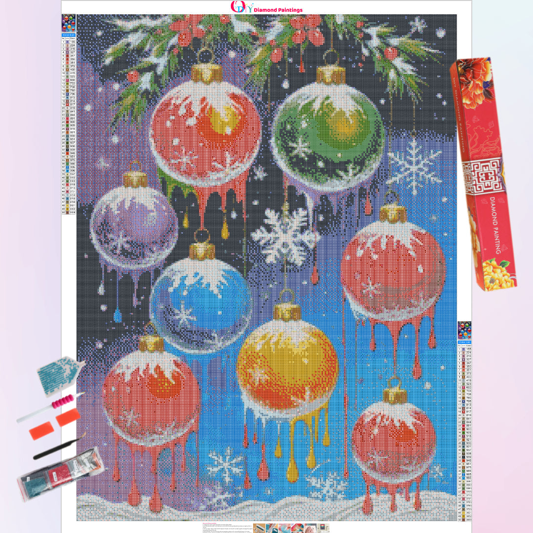 Christmas Ball Diamond Painting Kits for Adults 20% Off Today