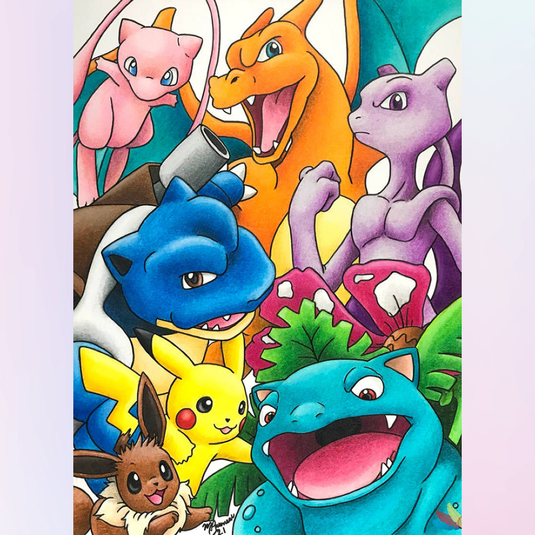 Pokemon Charizard - Full Square Drill Diamond Painting 40*50CM – ColorfulDiy