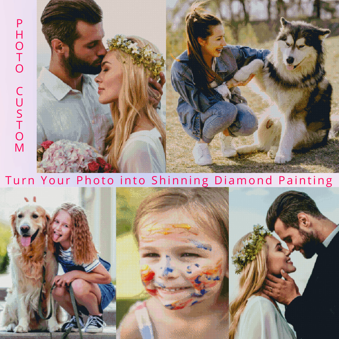 Custom Diamond Painting Kit Turn Your Personalized Photo into Customiz –  DIY Diamond Paintings