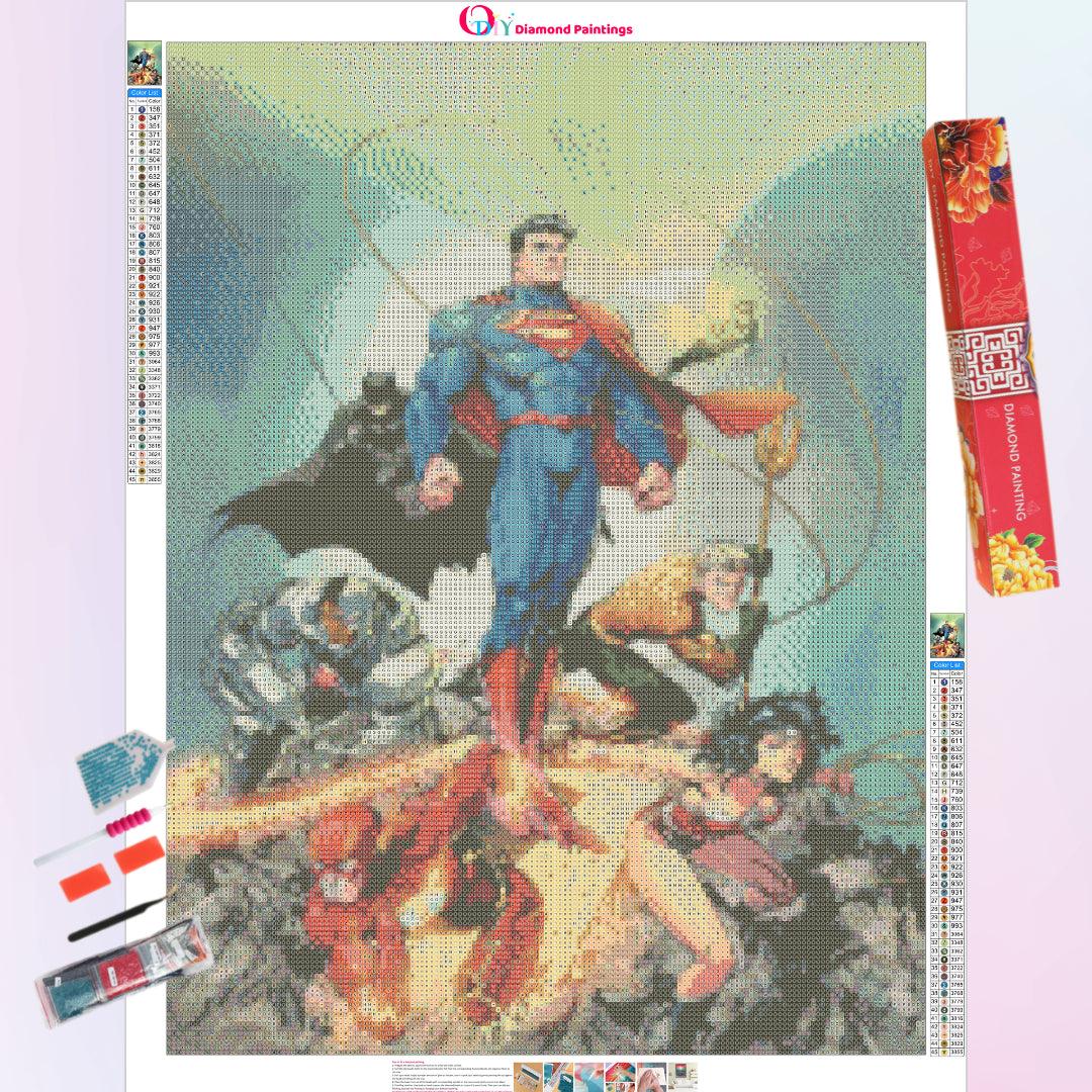 Invincible Superman Diamond Painting Kits 20% Off Today – DIY Diamond  Paintings