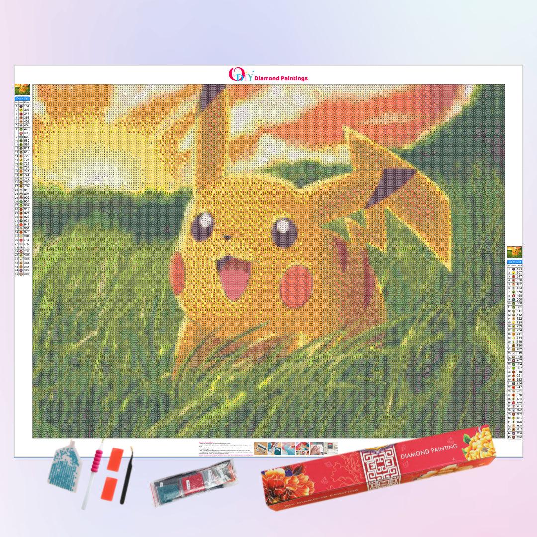 Cute Pikachu Diamond Painting Kits 20% Off Today – DIY Diamond Paintings