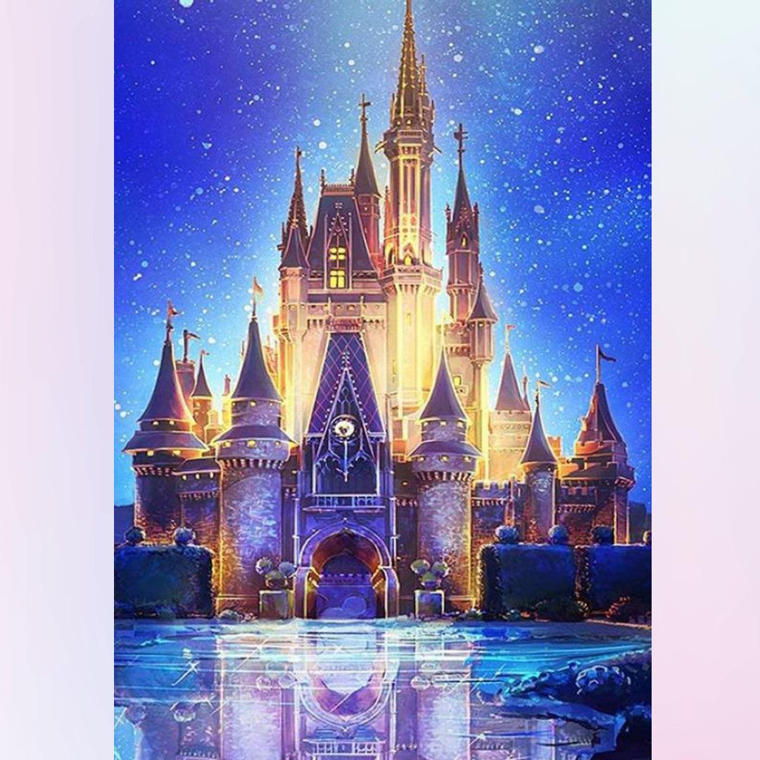 ACENGXI Disney Diamond Paint by Numbers Disney Diamond Painting Disney  Castle Diamond Painting by Number Disney Castle Full Drill Crystal Diamond
