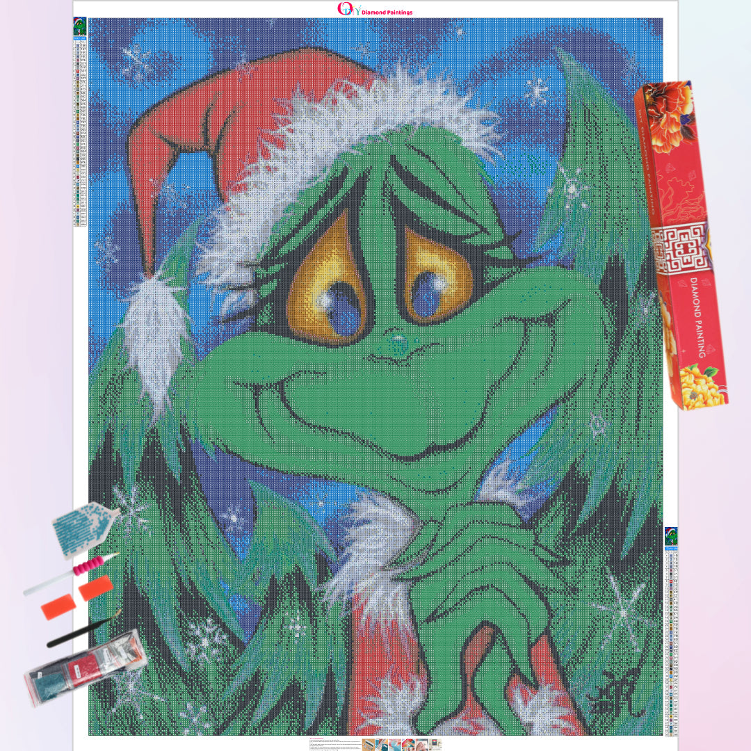Evil Grin The Grinch Diamond Painting Kits for Adults 20% Off Today – DIY  Diamond Paintings