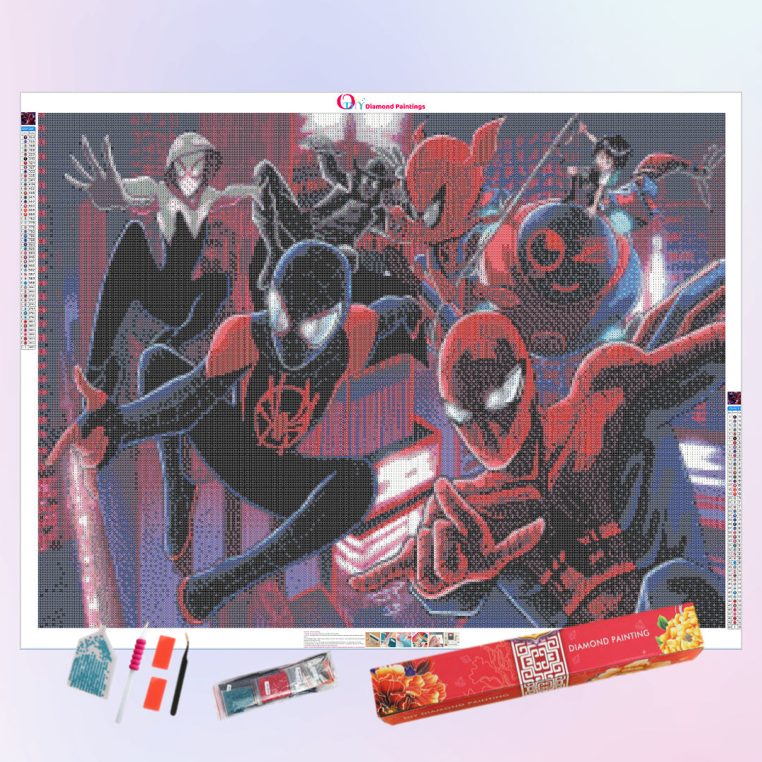 Miles Morales Spiderman Diamond Painting Kits for Adults 20% Off