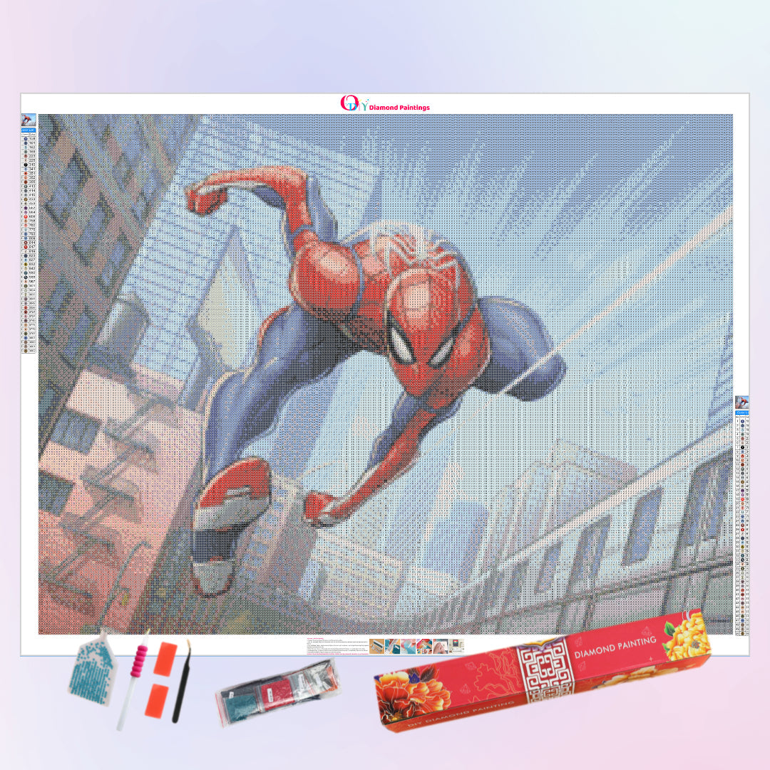 Miles Morales Spider Man - 5D Diamond Painting 