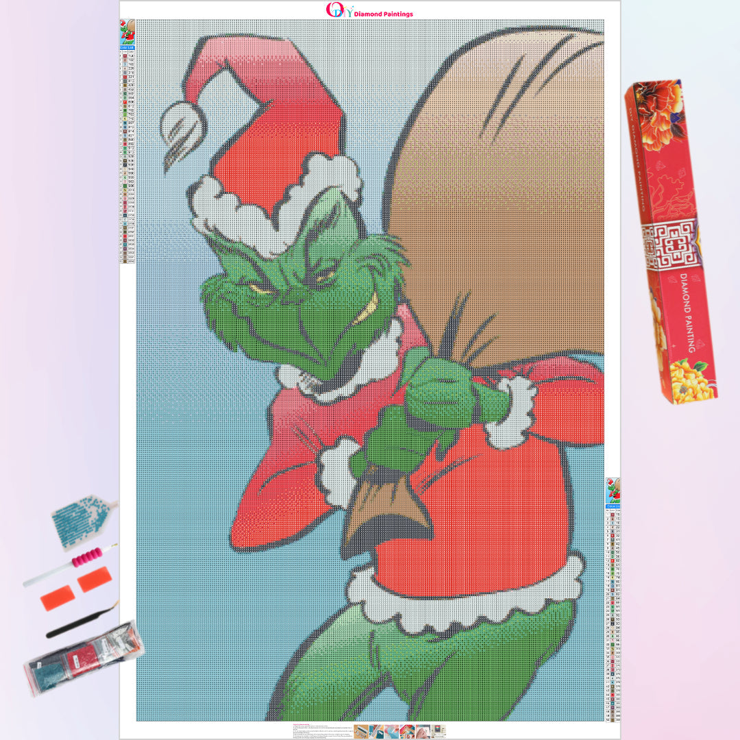 Christmas Grinch Diamond Painting 