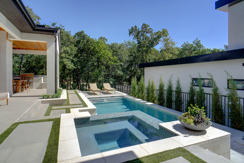 backyard hardscape ideas with a pool