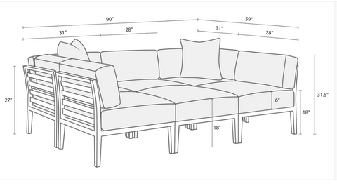 outdoor daybed size guide