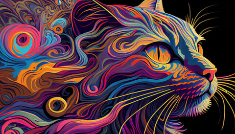 painted cat