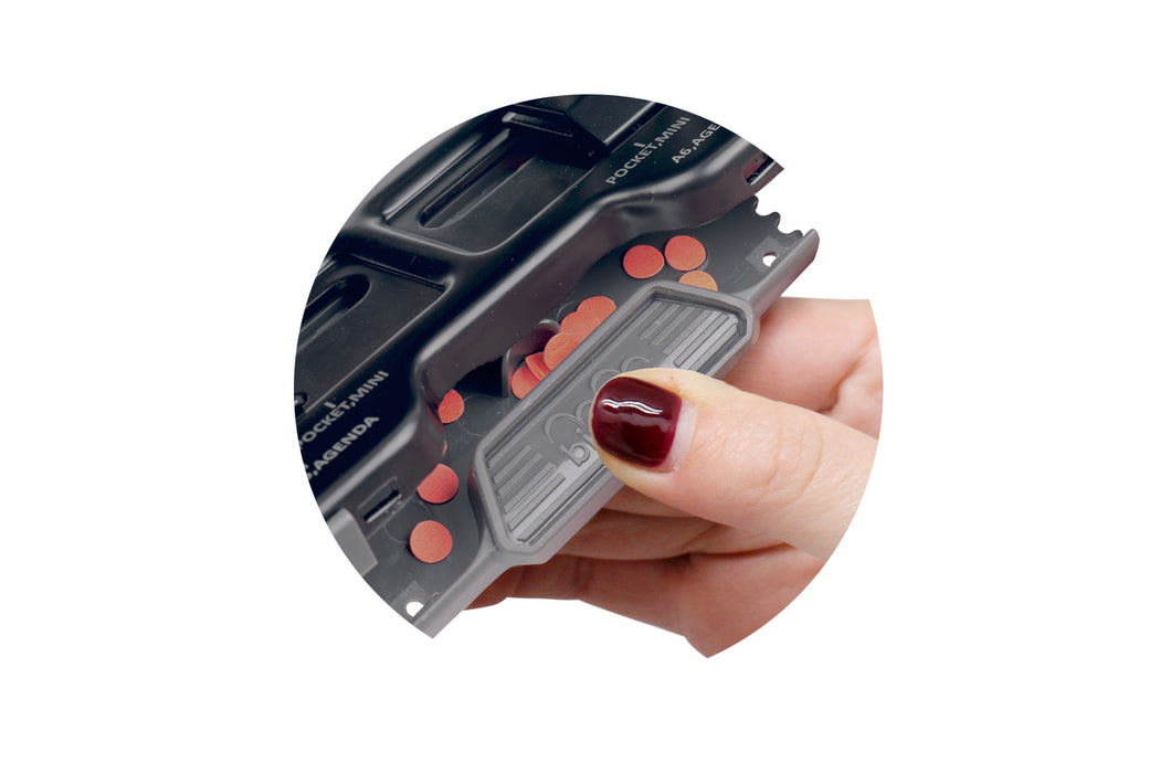Adjustable 6 Hole Punch, 8 Sheet Capacity, Mini/Pocket A3 / A4 — Bira Craft