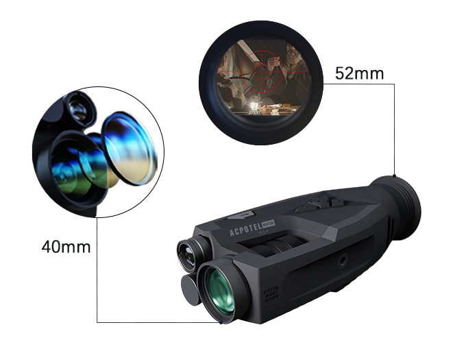 NV30 Infrared Night Vision Monocular with Full-color Mode in Darkness