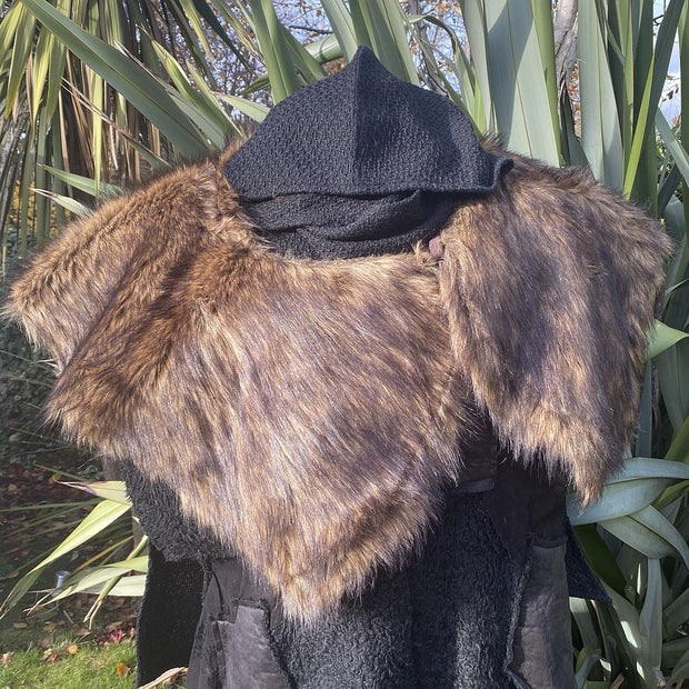 Faux Fur Mantle (Grey) – LARP Costumes