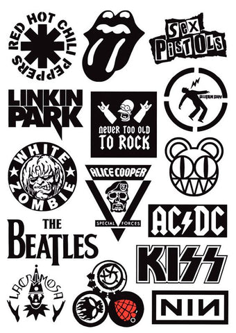 Band and Music Stickers