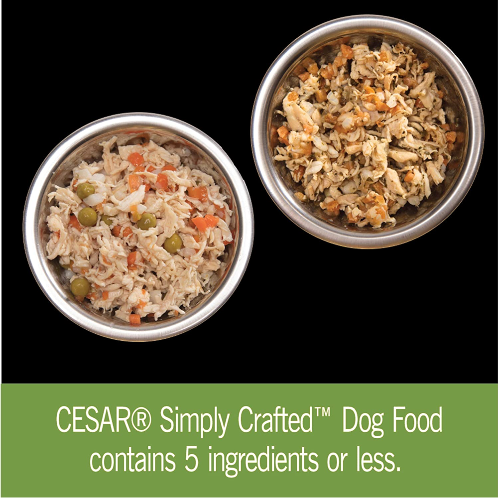 what are the ingredients in cesar dog food