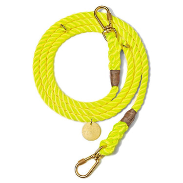 Glow in the Dark - Dog Leash Rope - Yellow Ø 8 mm