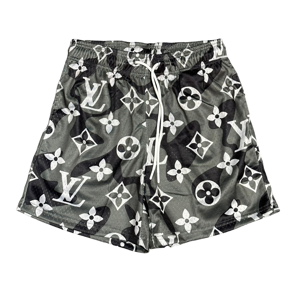 Mr.Remade, Shorts, Mrremade Camo Louis Vuitton Mesh Shorts