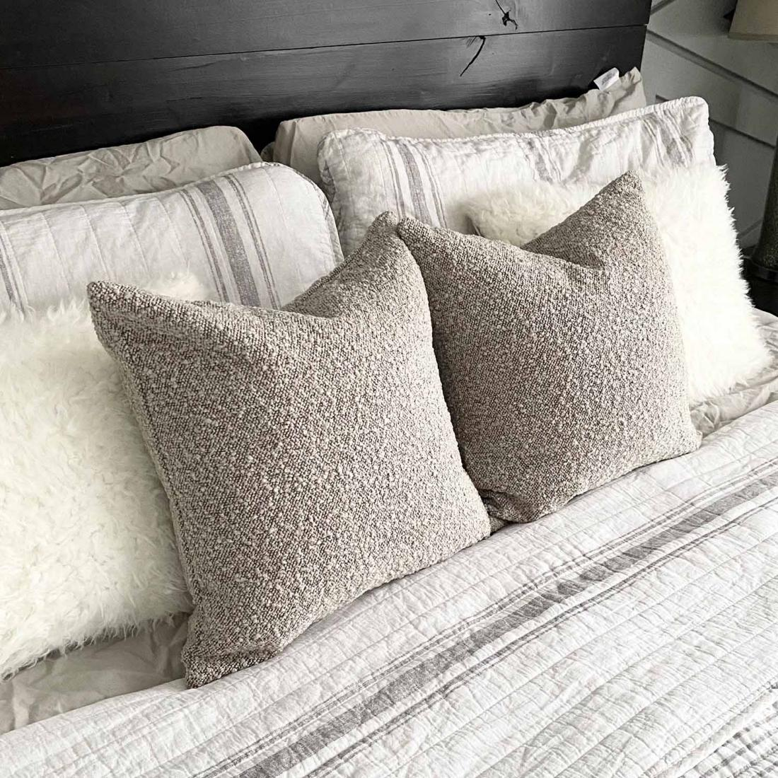 Linen Sofa Decorative Throw Pillows