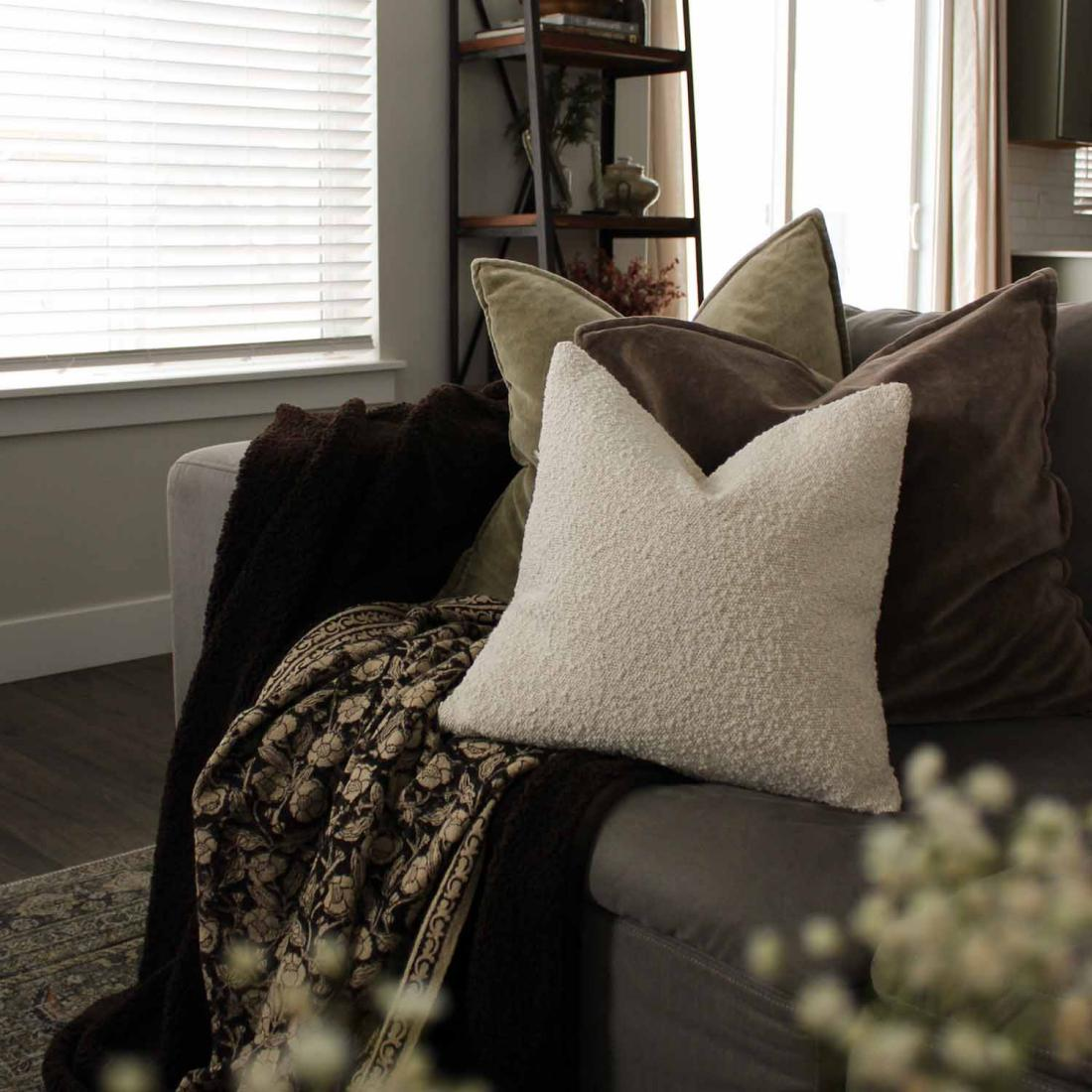 Linen Decorative Throw Pillows
